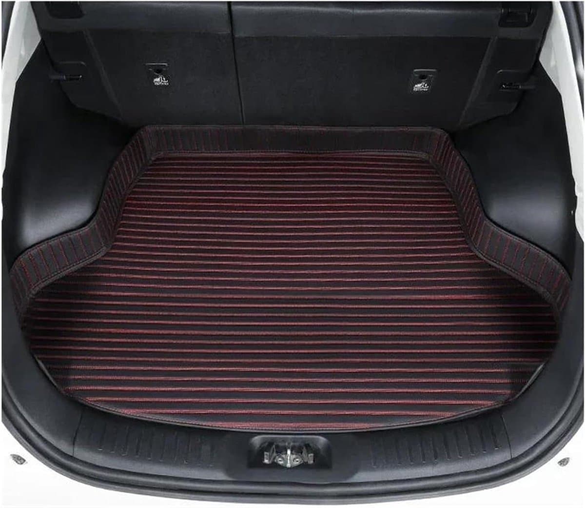Kofferbakmat - Kofferbakbekleding Vloermat - Auto Beschermen - Slijtvast en Geurloos - Universele pasvorm - Zwart Rood