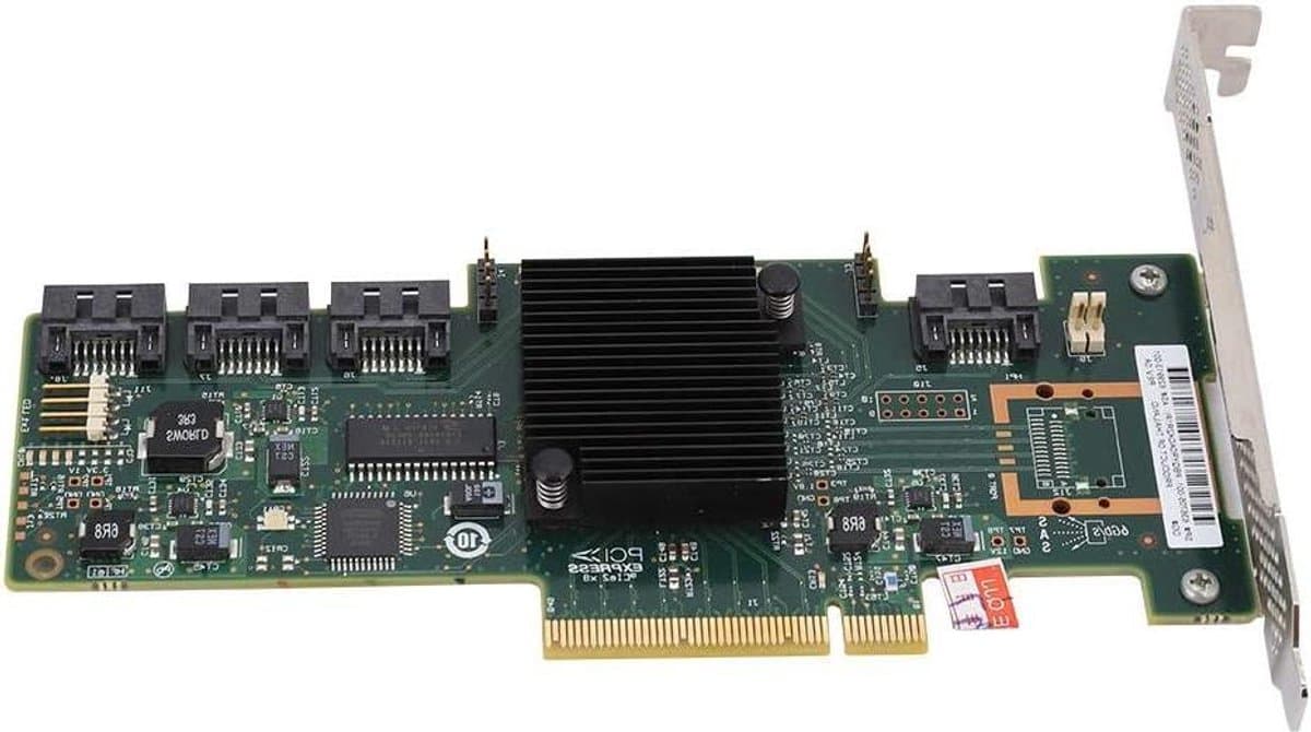 Opslagcontroller Kaart - RAID Controller - Opslag Uitbreiden - 4 Poorten 6 GB - PCI Express x8 - Groen