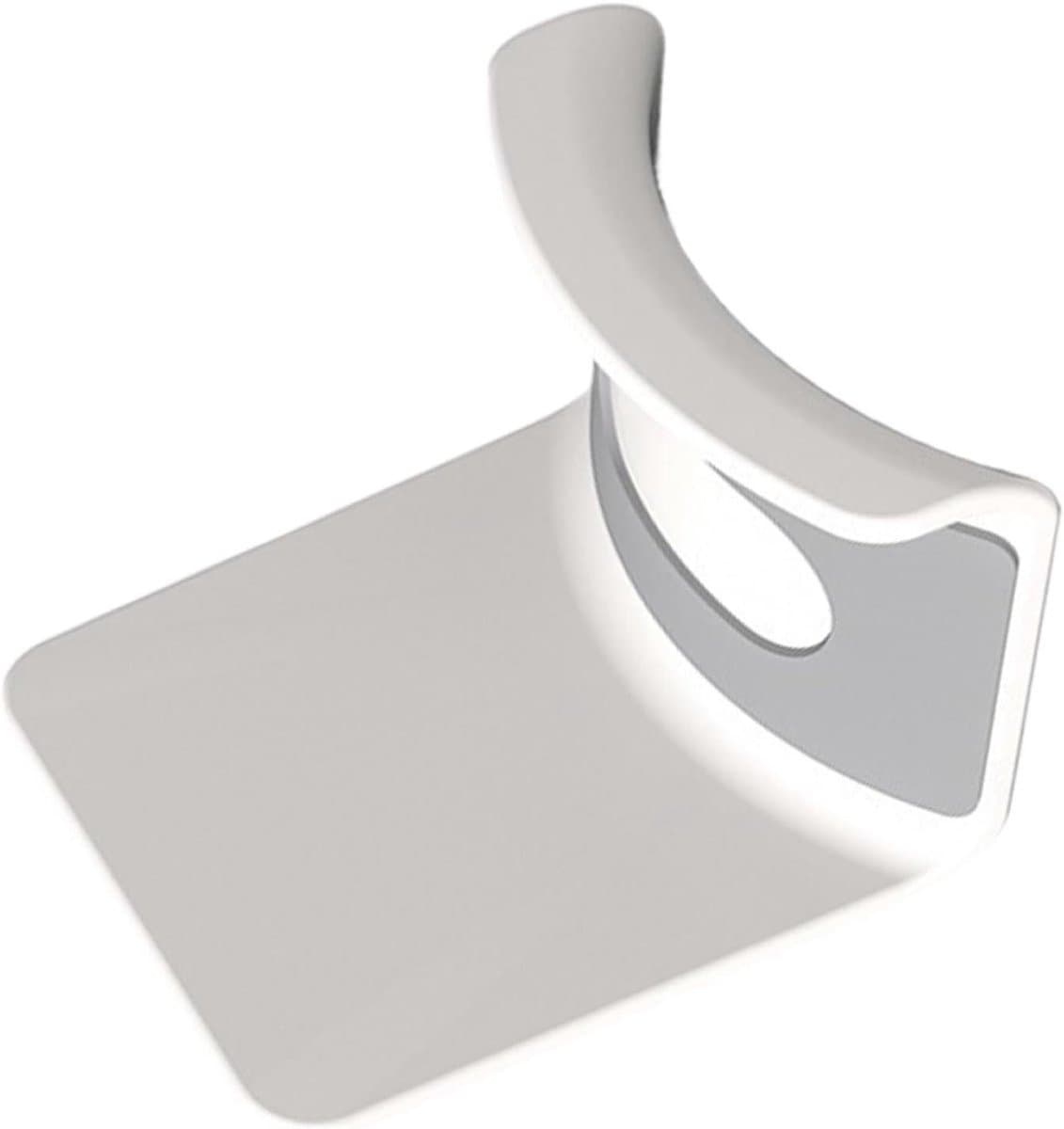 Koptelefoon Wandmontage - Headset Organizer - Ruimte Besparen - Schadevrije Installatie - 7.6 x 6.5 cm - Wit