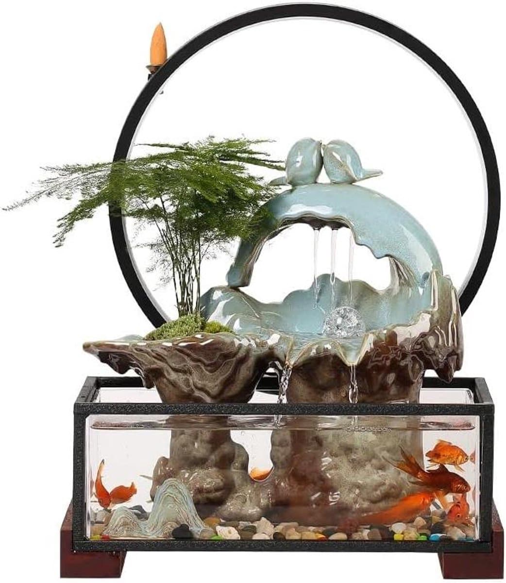 Bureaublad Fontein - Waterornament - Ontspanning Creëren - Geluidsdecoratie - 1 kg - Niet gespecificeerd