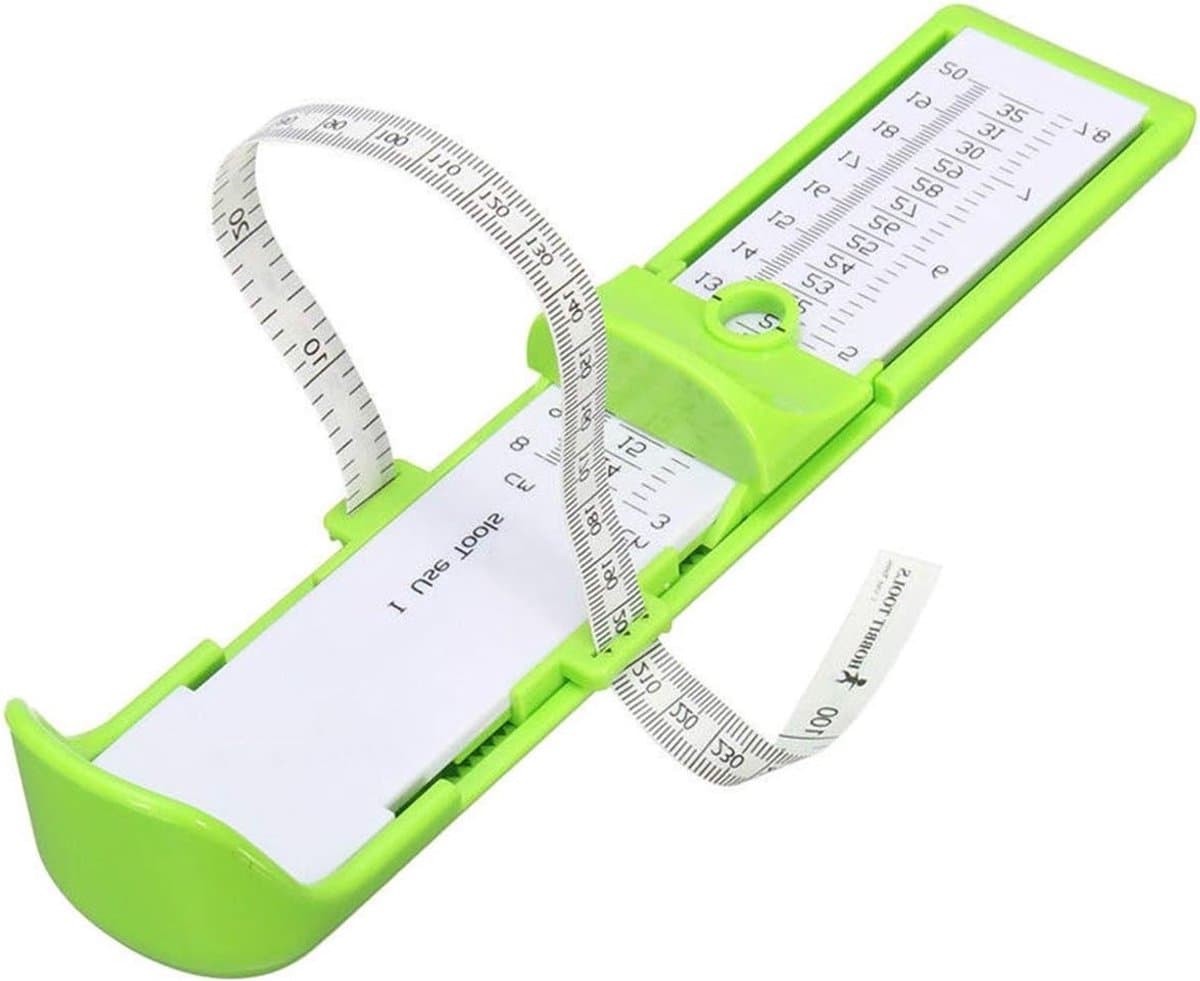 Professionele Voetmeetinstrument voor Kinderen - Nauwkeurige Maatbepaling van Schoenen en Voetbreedte tot 20 cm, Geschikt voor Peuters en Baby's, Handig en Gebruiksvriendelijk