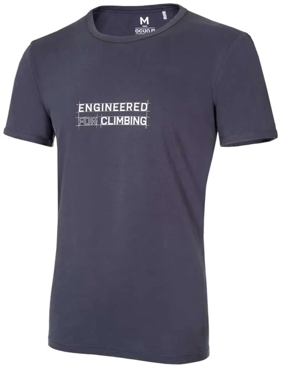 Ocun Classic Organic Efc T-shirt Met Korte Mouwen Grijs L Man