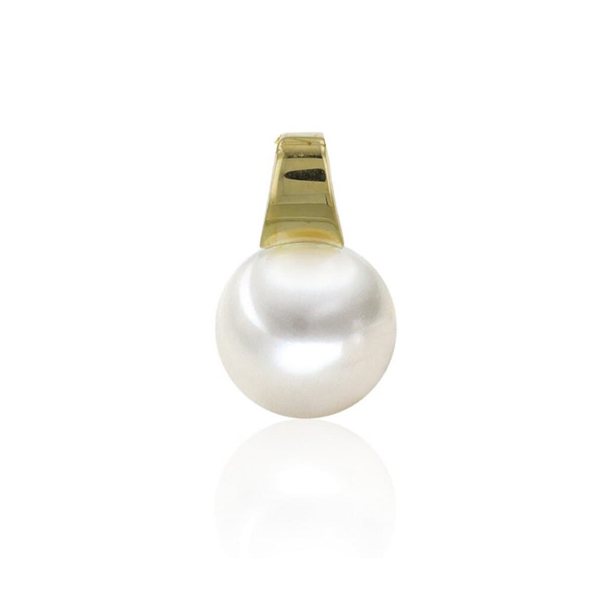Luna-Pearls - 204.1485 - Hanger - Dames - 585 Geelgoud - Zoetwatercultuurparel