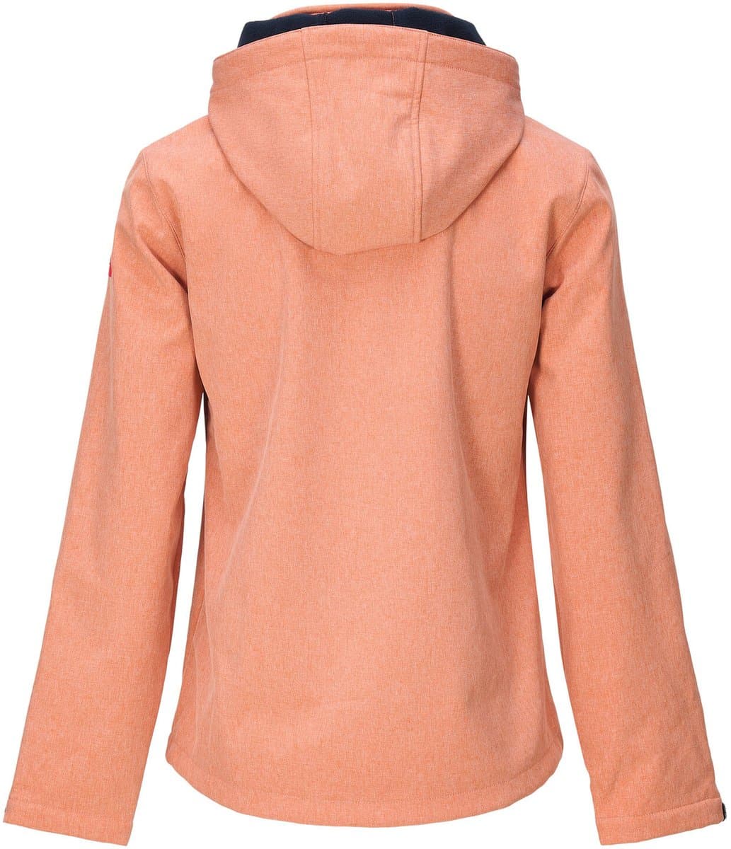 Nordberg RINDA - Softshell Outdoor Zomerjas Dames - Orange Melange - Maat L
