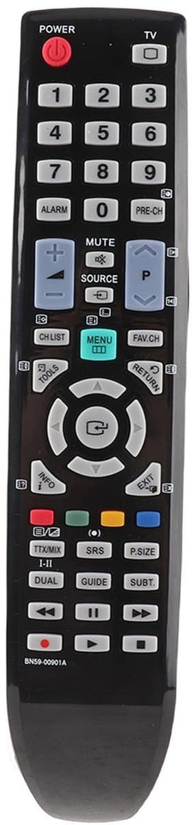 Allecto - Universele TV-afstandsbediening - Compact en gebruiksvriendelijk - Zonder programmeren - Geschikt voor verschillende TV's - Innovatief to...