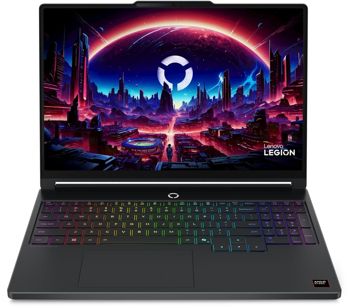 Lenovo Legion 5 15AHP11 AMD Ryzen™ 7 250 Laptop 38,9 cm (15.3") WQXGA 16 GB DDR5-SDRAM 1 TB SSD NVIDIA GeForce RTX 5070 Wi-Fi 6 (802.11ax) Windows 11 Home Engels Zwart