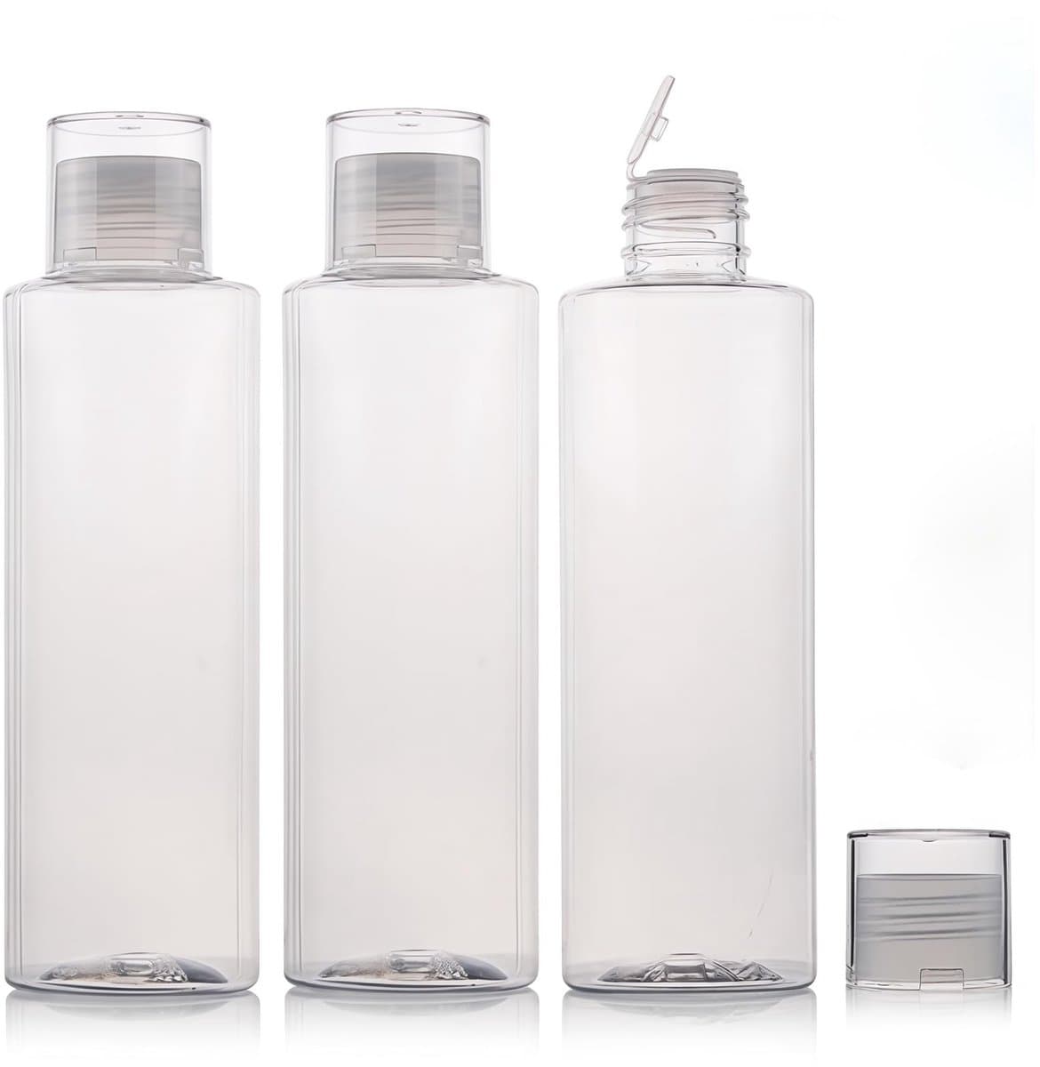 Dailygoody - Lege Oplaadbare Waterfles - Duidelijke Plastic Fles - Compact en Herbruikbaar - Transparant - Make-up Container - Ideaal voor Toner en Lo...