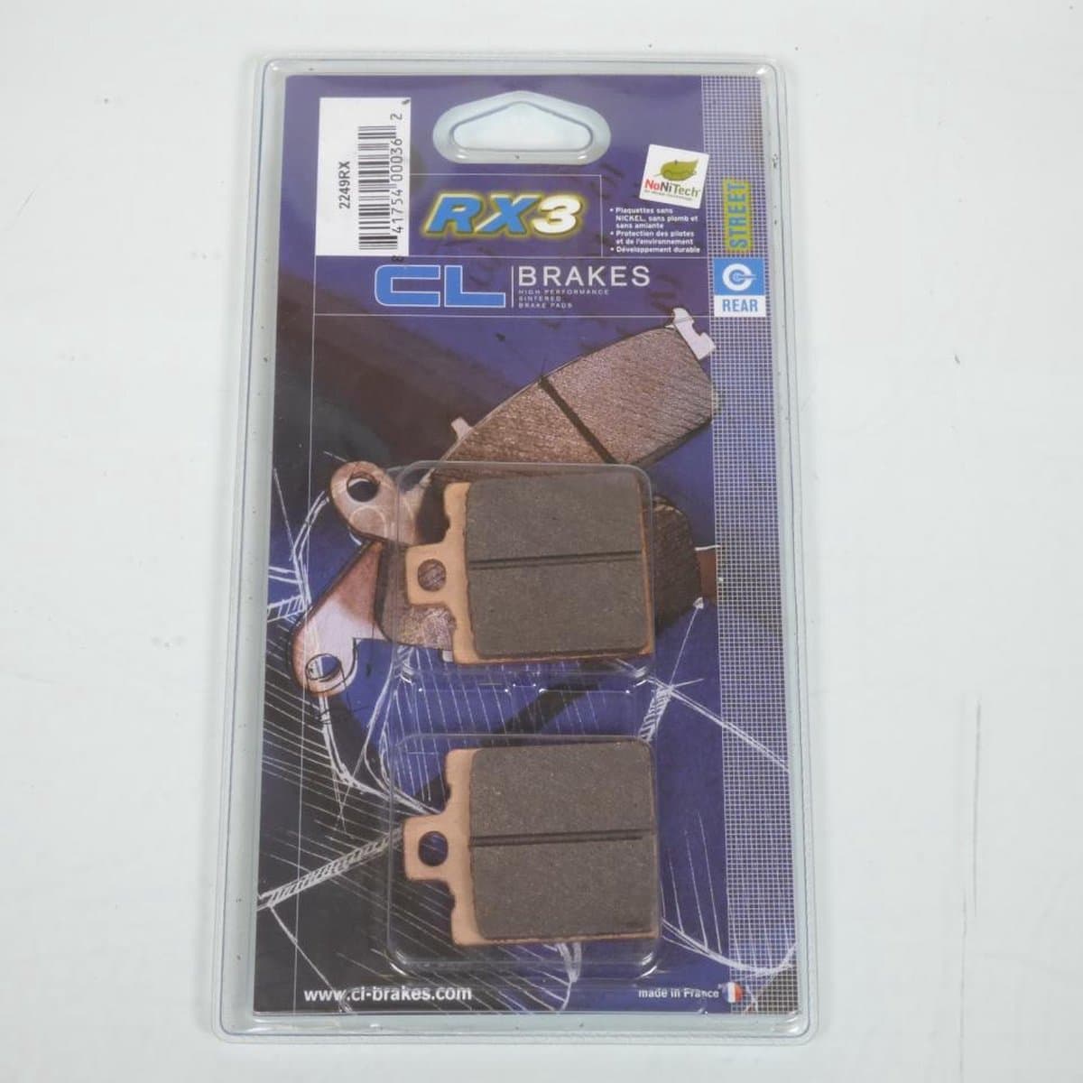 Plaquette de frein CL BRAKES pour Moto Moto Guzzi 650 V65 1986 à 2020 Neuf