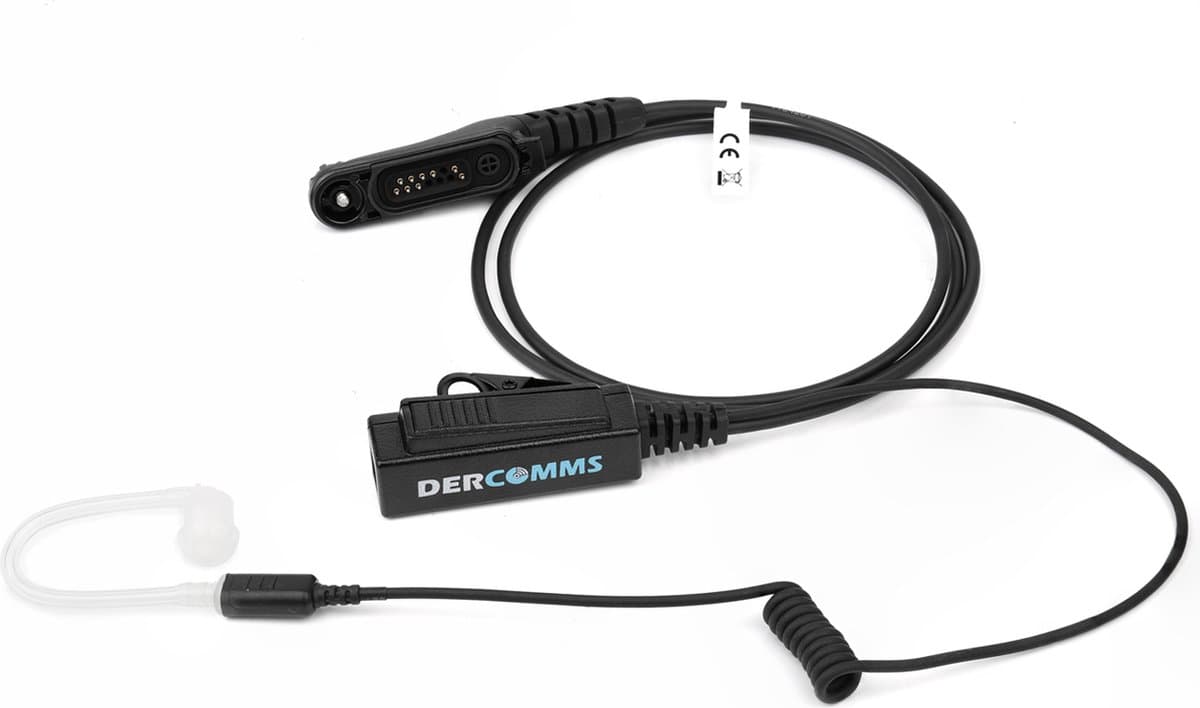 DerComms® Surveillance oortje voor Motorola MXP600 - R7 - R7a - ION