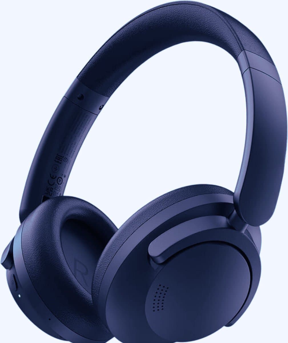 Bluetooth Hoofdtelefoon Met Actieve Ruisonderdrukking - 70 Uur Speeltijd - ENC Microfoon - Diepe Bas & Snel Opladen – Draadloze Over-Ear Headphones Met EQ Voorinstelling