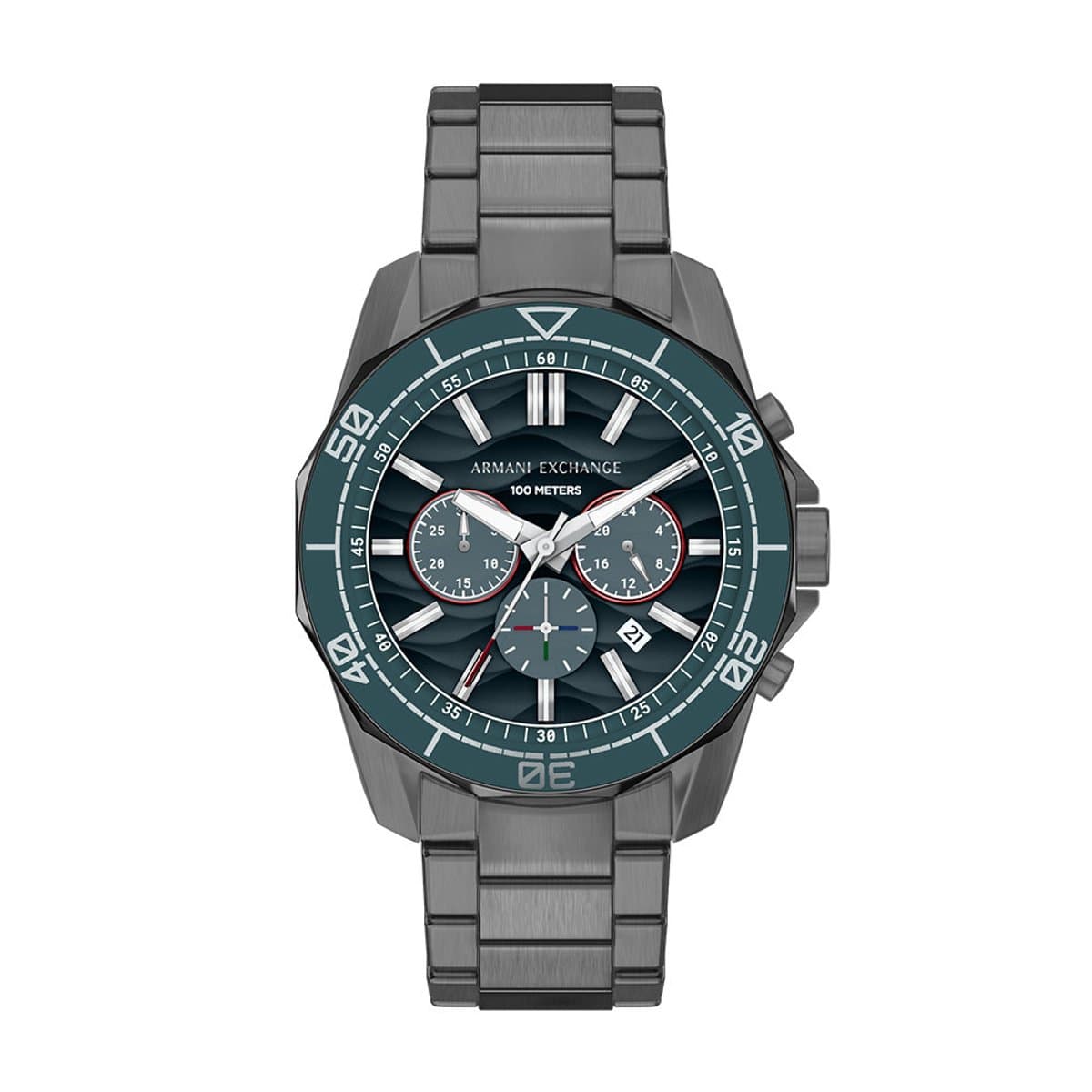 Armani Exchange AX1972 Mannen Horloge 44 mm - Grijs