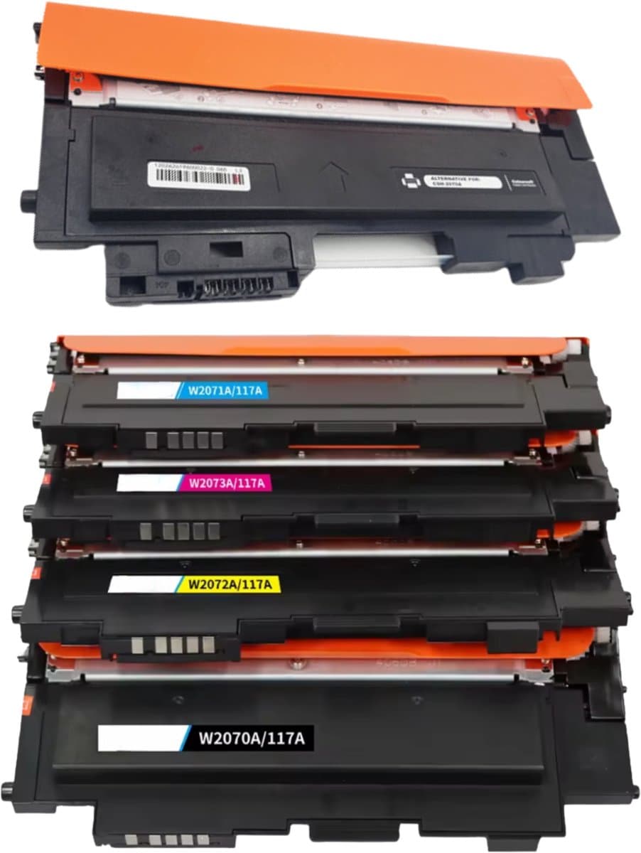 HP 117A Tonerset 5 Compatibel met toner HP Color Laser MFP 179fwg 178nwg 179fnw 178nw 150nw 150a W2070A W2071A W2072A W2073A
