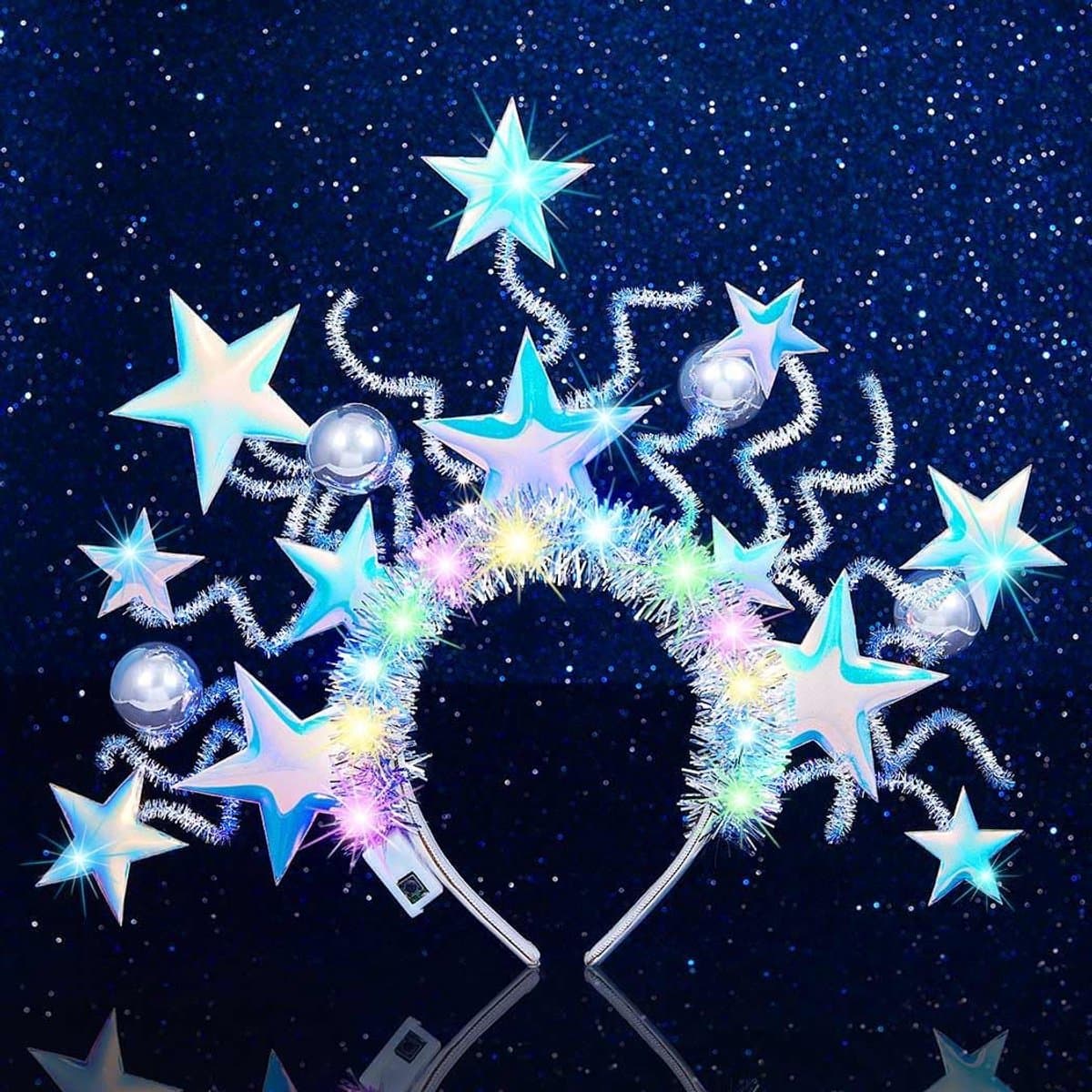 Lichtgevende Ster Hoofdband met LED voor Feest en Carnaval