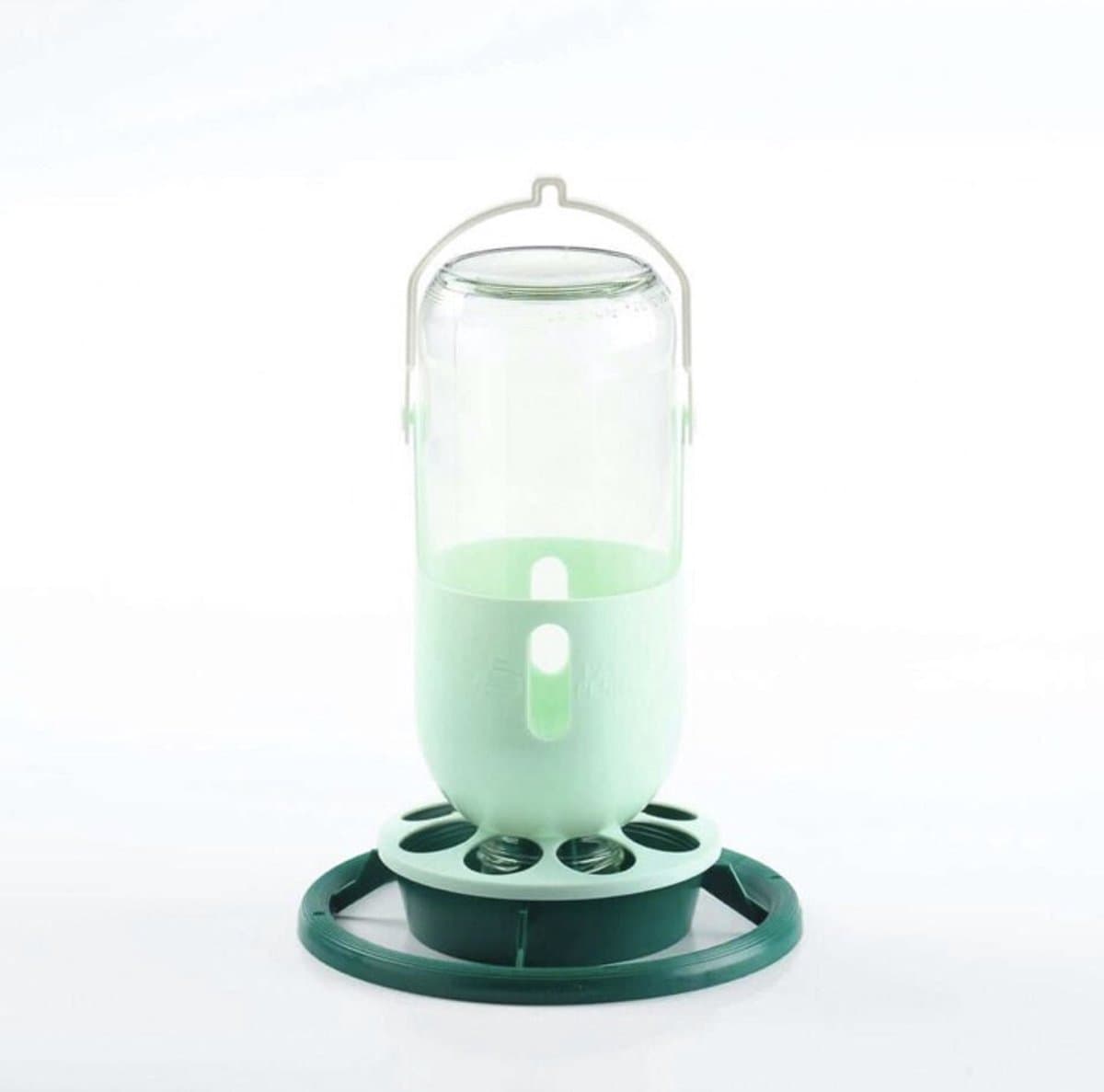 Drinkfles glas groen - mijnlamp groen
