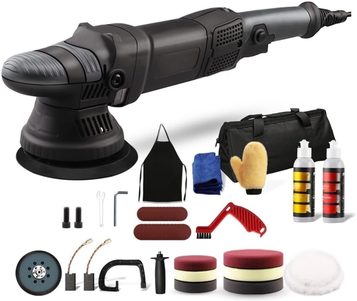 DYNA® Polijstmachine Auto - Excentrische Polijstmachine - Polijstmachine - Zwart - ‎51cm x 22cm x 20cm