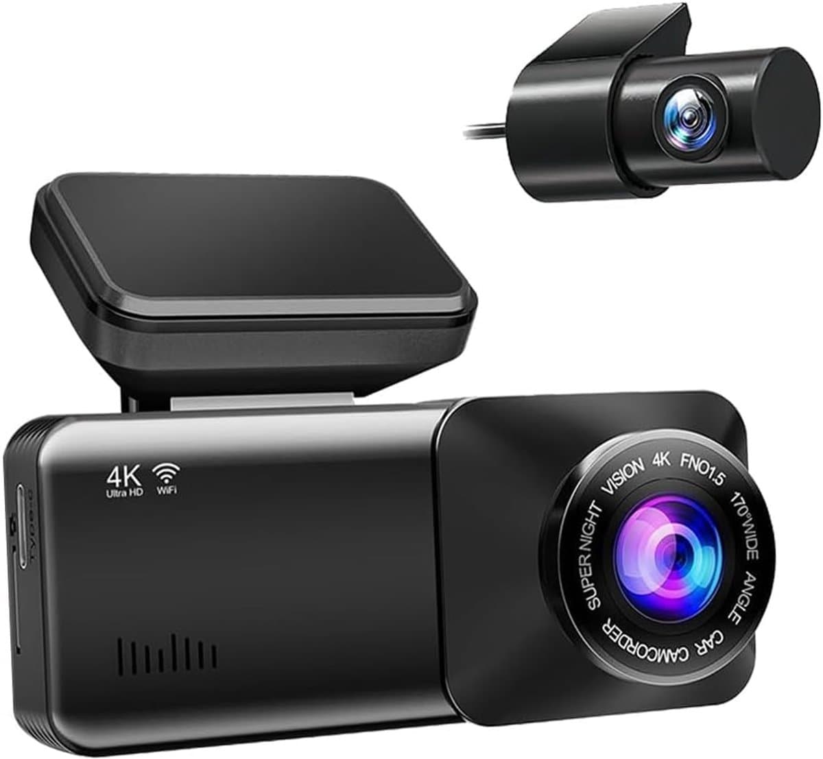 Dubbele Dashcam - Auto Camera - Veilige Rit - 4K Voor Achter - 64GB Wifi