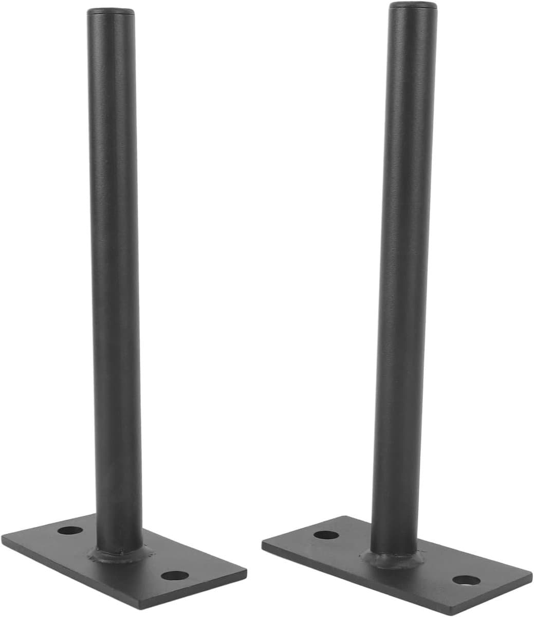 Gewichtsplaat Houder - Wandrek Platen - Thuis Gym Opslag - Zwaar Legering Staal - 25mm Diameter - Zwart