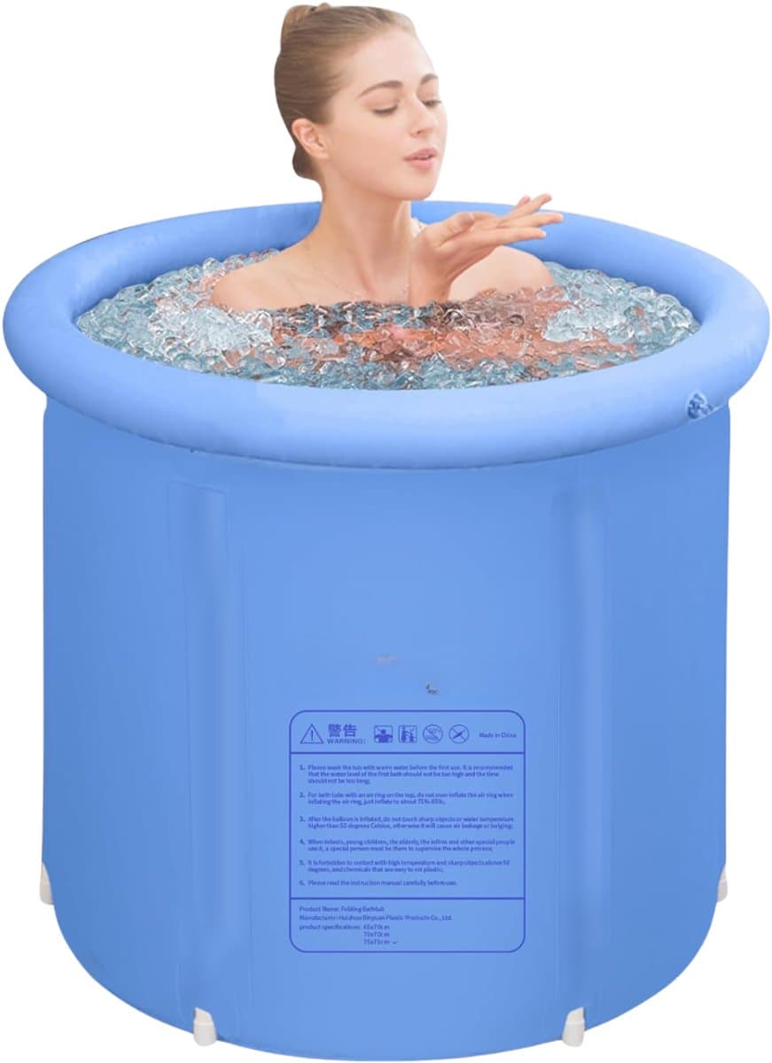 RONN® Jacuzzi Opblaasbaar - Jacuzzi - Lichtblauw- ‎75cm x 75cm x 75cm