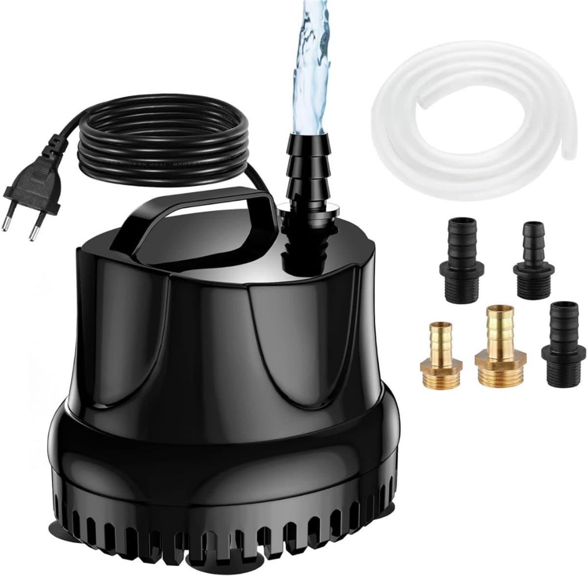MIRA® Dompelpomp Zwembad - Dompelpomp - Dompelwaterpomp - Zwart - 10cm x 8cm x 9cm