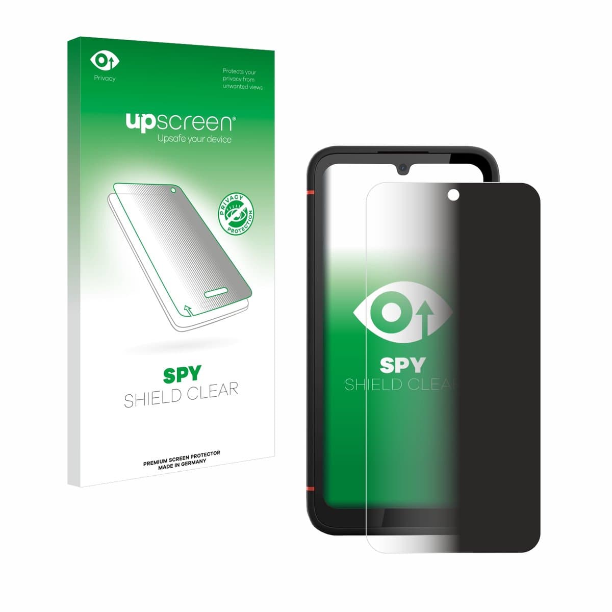 upscreen - privacy screenprotector voor Gigaset GX4 / GX4 Pro - Folie Beschermfolie Blauwlichtfilter
