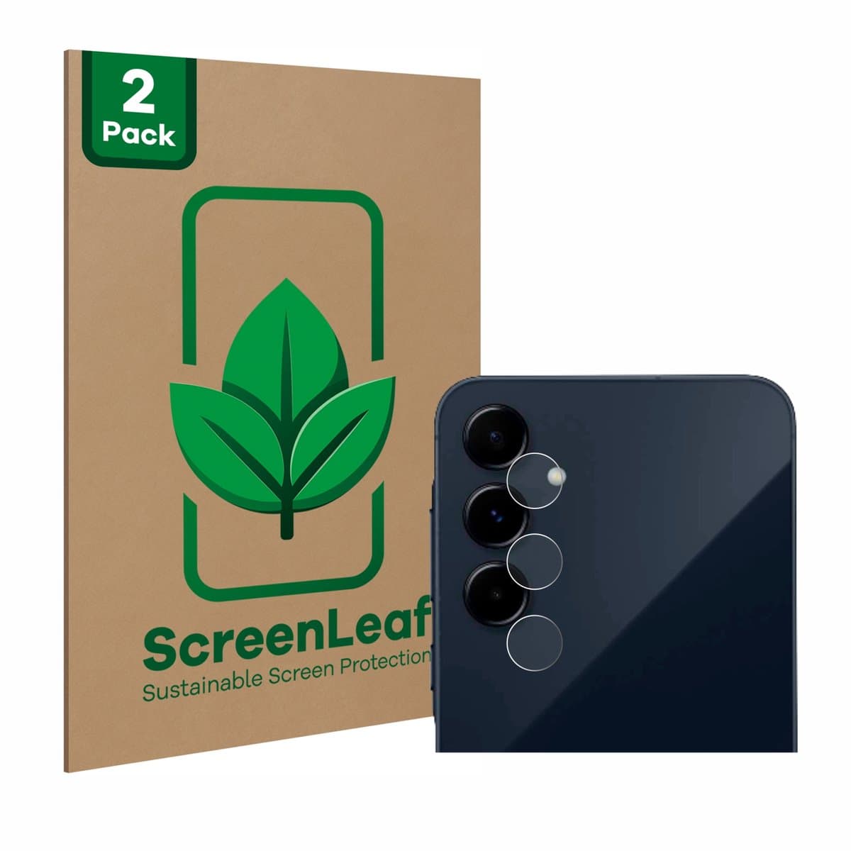 ScreenLeaf - Screenprotector voor Samsung Galaxy A35 5G (ALLEEN Camera Lens) - Duurzame schermbescherming Folie Beschermfolie transparant 2 Stuks