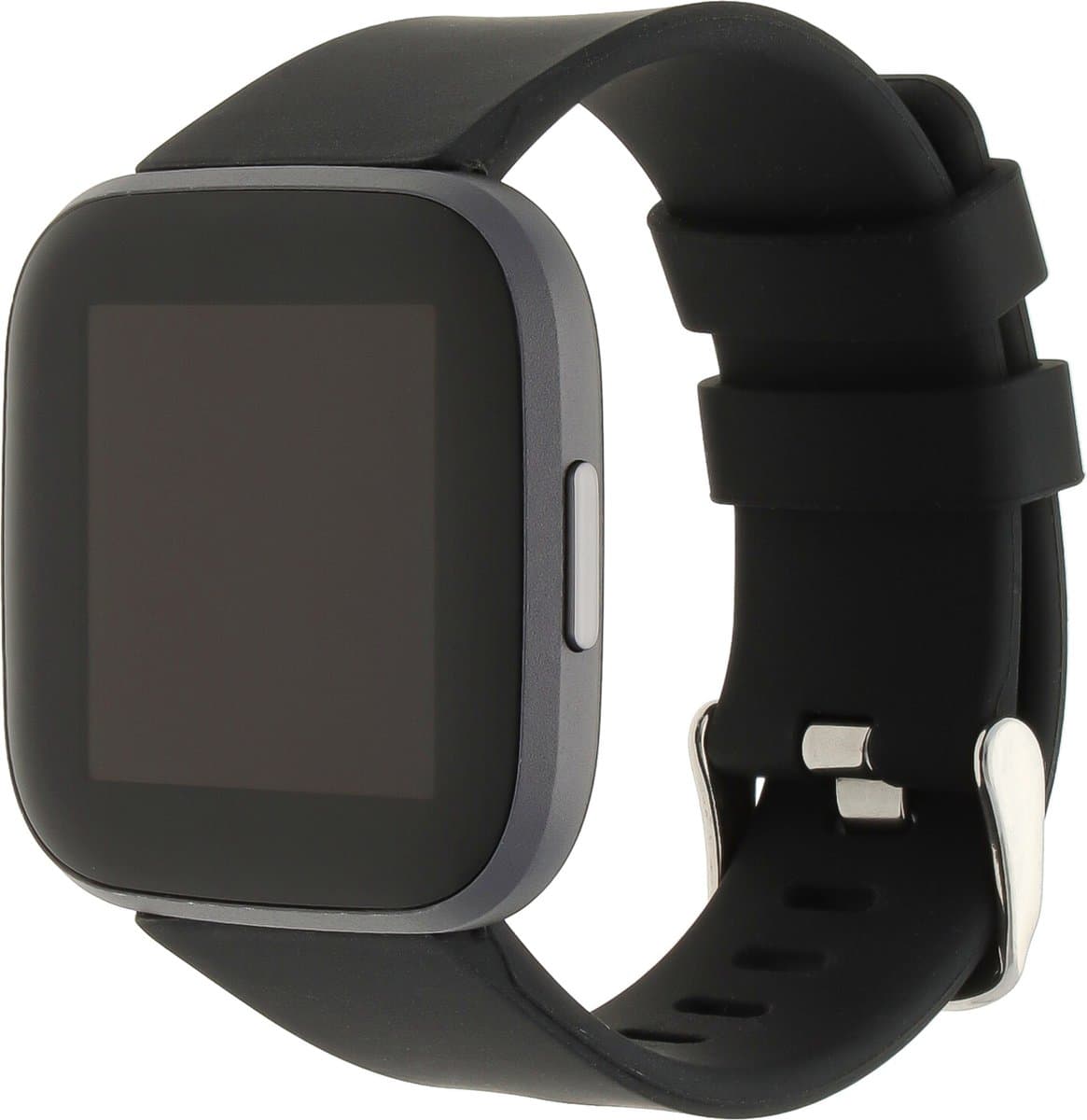 123watches sport band - zwart - SM - Geschikt voor Fitbit Versa 1 & 2 / Lite