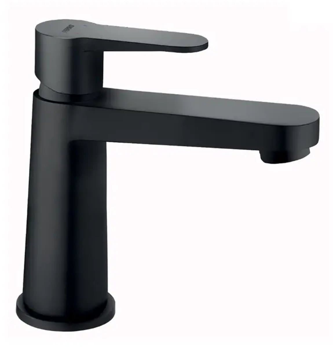 Novaservis Ferro Nostris - Wastafelkraan met Click-Clack afvoer, zwart BNS2BL