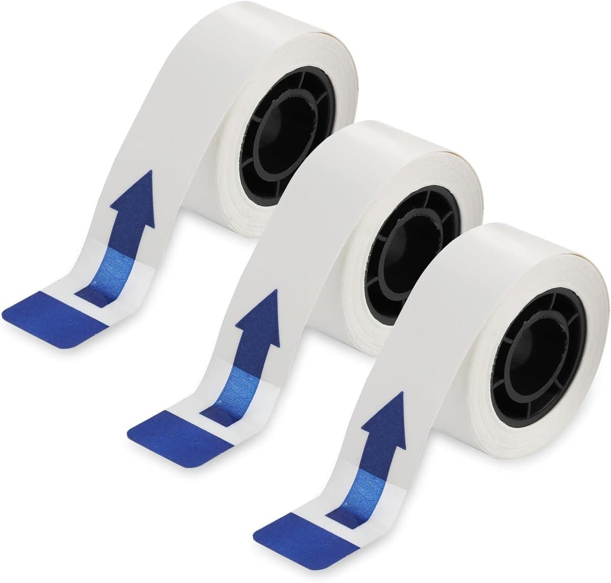 3 stuks thermisch papier gepersonaliseerd etiket zelfklevend thermische printer 15 mm waterdicht en aanpasbaar - voor PRT Qutie/Makeid L1 - voor streepjescodes, namen, datums, prijzen - Blanc003