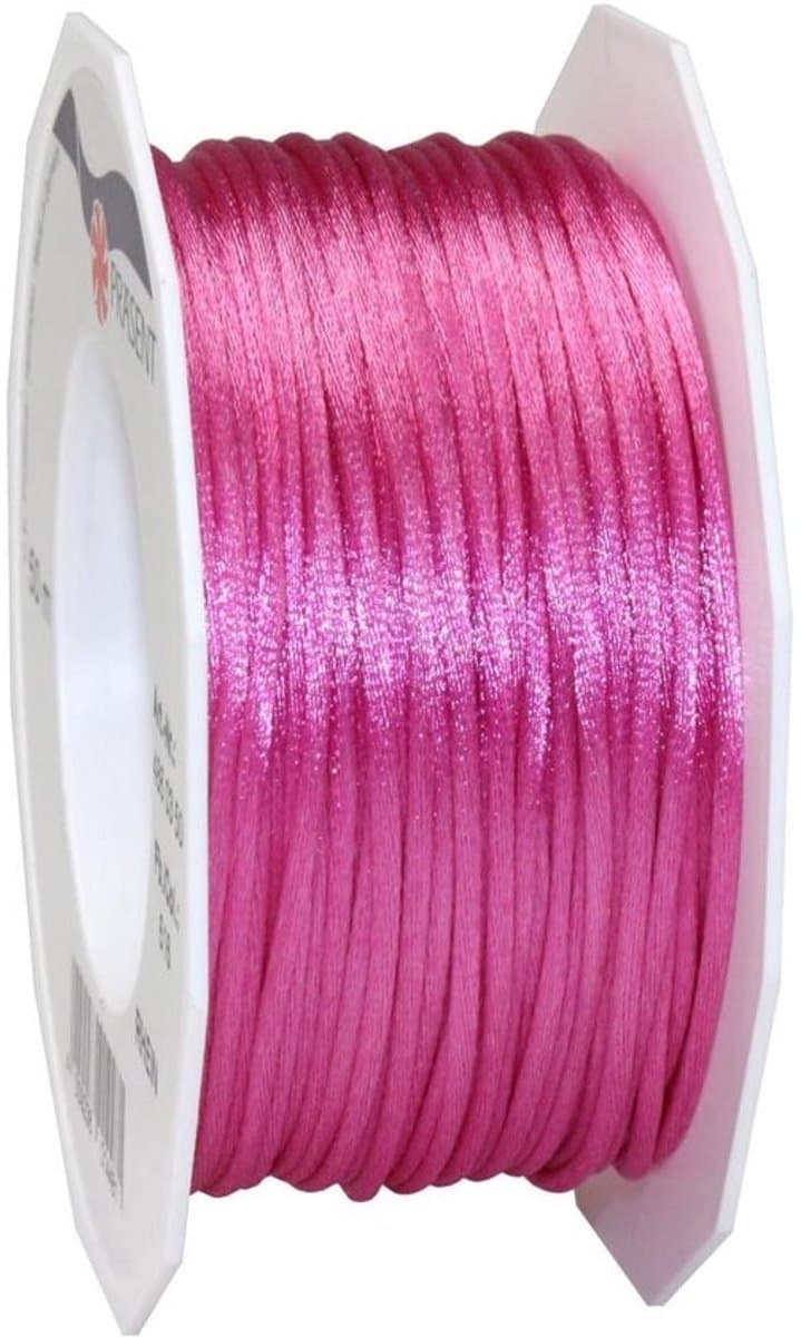 Stevig Roze Koord 3mm - 50 Meter - Scheurbestendig en Kleurecht Sierlint