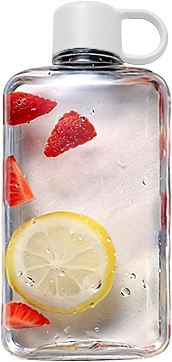 Generico Draagbare waterfles, lekvrij, voor dranken, rechthoekig, voor sap, vriezer, koffie, camping, zomer, zee, reizen, auto