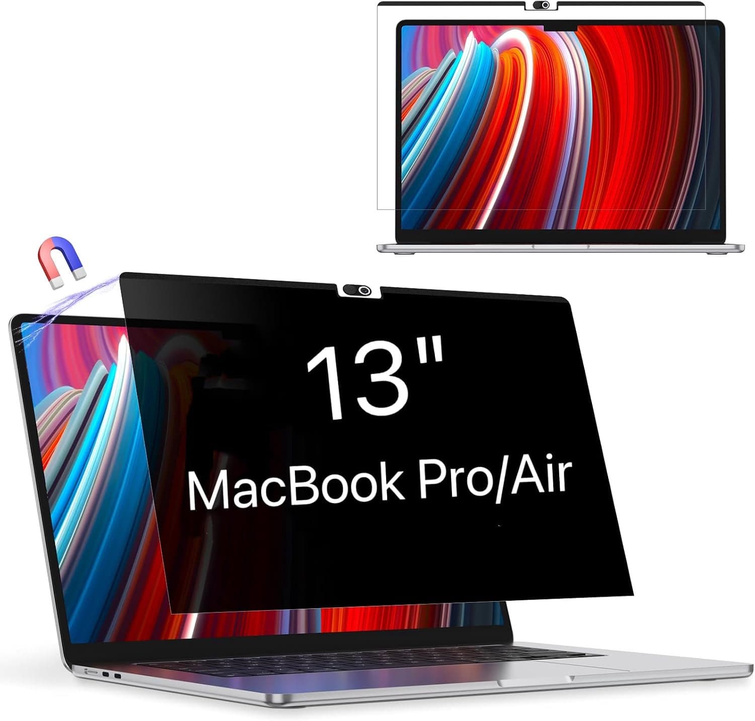 Magnetisch Privacy Filter voor MacBook Air/Pro 13 inch - Anti-glans & Blauw Licht