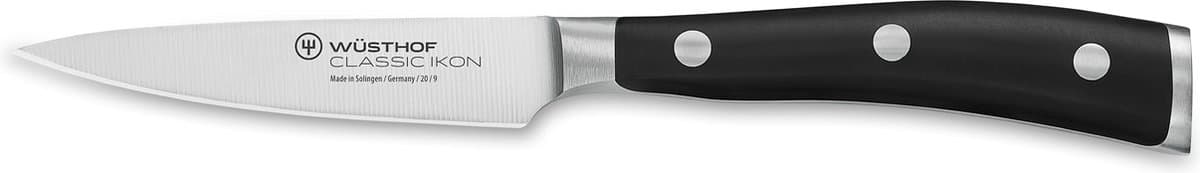 Wüsthof Classic Ikon Groentemes - 9 cm, zwart