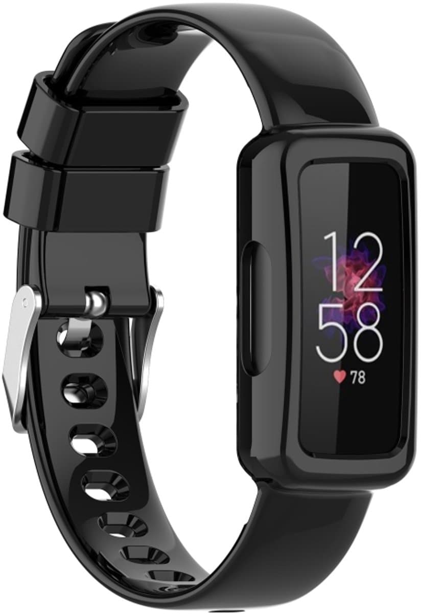 Voor Fitbit Inspire 3 TPU geÃ¯ntegreerde horlogeband (zwart)