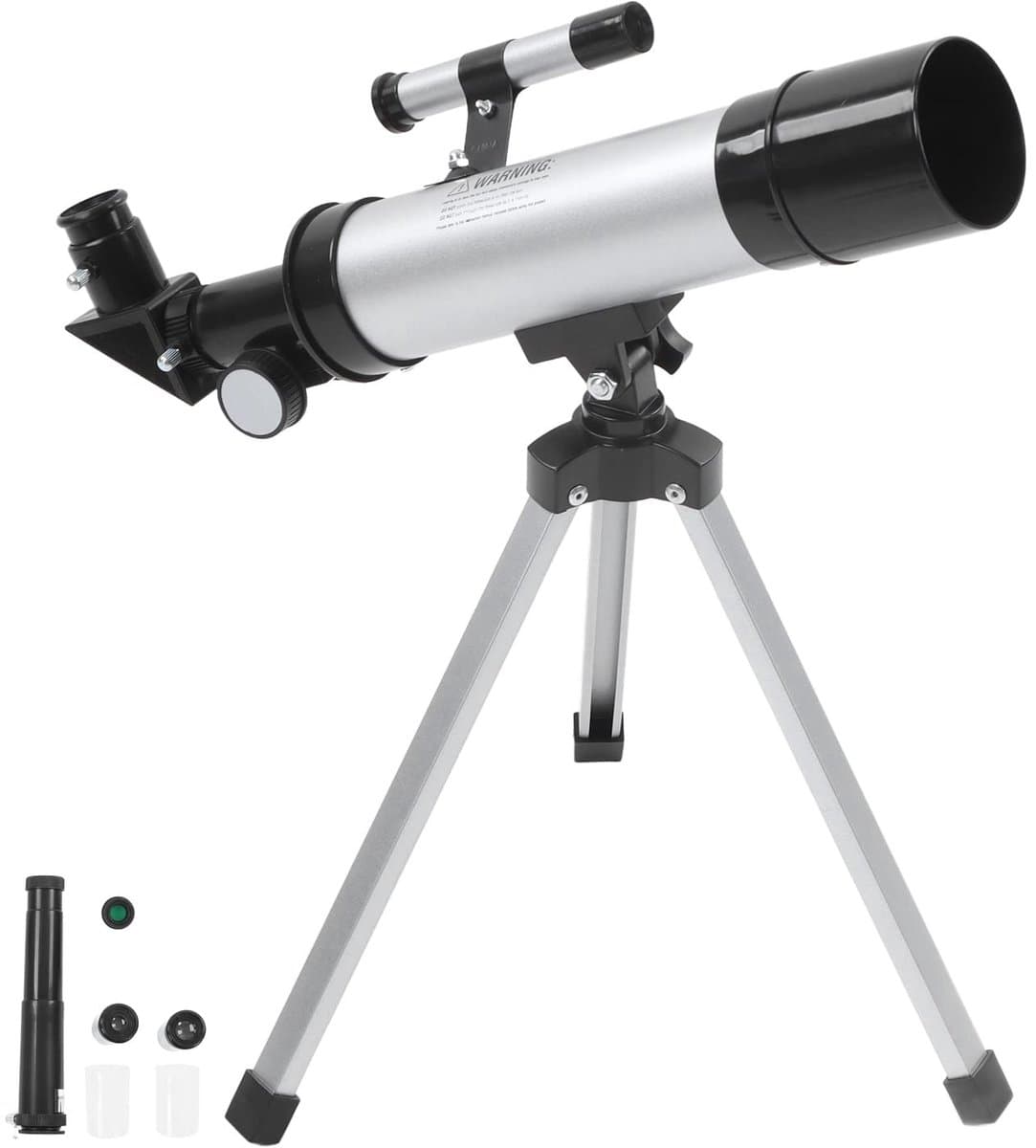 Dailygoods- Telescoop 50mm Diafragma - HD Vergroting 360mm - Refractor - Statief - Draagbaar - Voor Astronomie en Vogels Kijken - Kindertelescoop