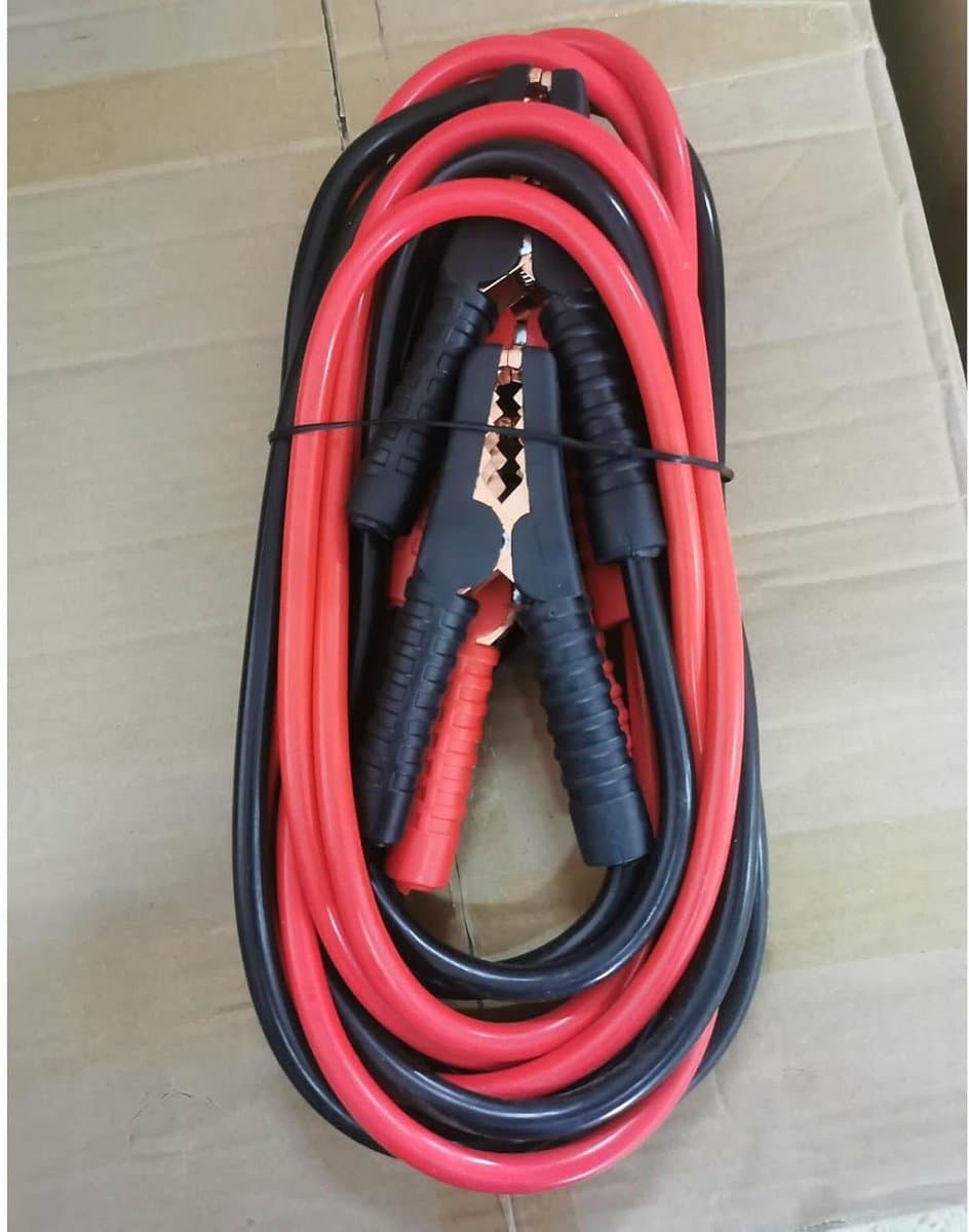Startkabels - Accukabels Jumperkabels - Auto Starten - Verlengde Koperdraad - 3 Meter 2000A - Zwart