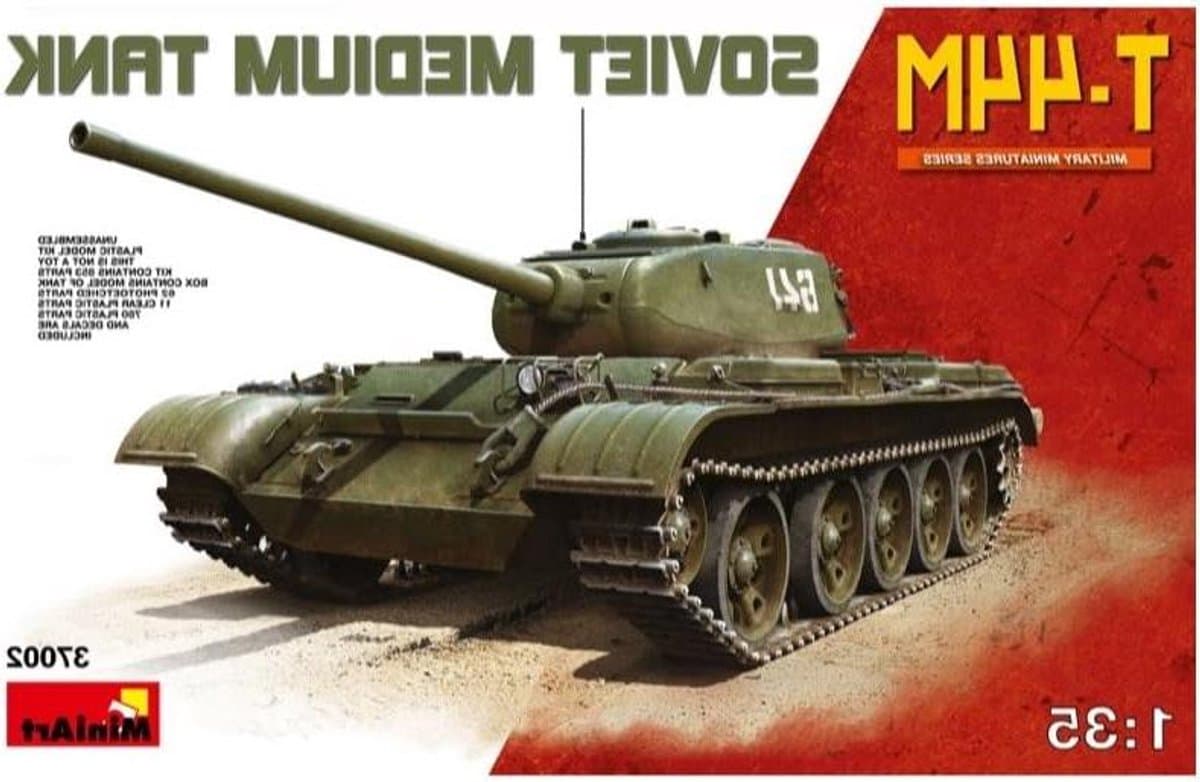 Modelbouwset Tank - Hobby Bouwpakket - Gedetailleerde Constructie - Kunststof Onderdelen - Schaal 1:35 - Diverse Kleuren