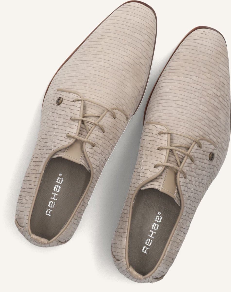 Rehab Greg Stones Nette schoenen - Veterschoenen - Heren - Beige - Maat 40