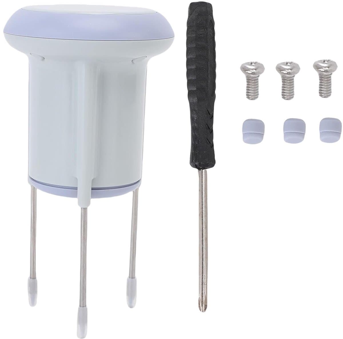 Bodemtemperatuur Vochtigheidssensor - App Monitor - Planten Verzorgen - Roestvrijstalen Sonde - IP66 Waterdicht - Zwart