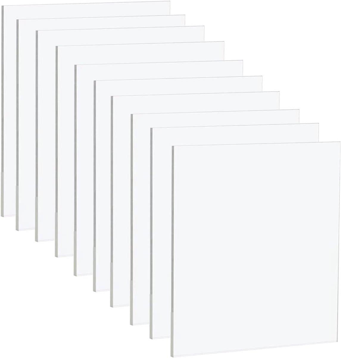 10 Stuks, 15 cm x 10 cm, 3 mm Dik, Transparant, Kunststof, Plexiglas, Fotolijst, Display, Schilderen, Do-It-Yourself