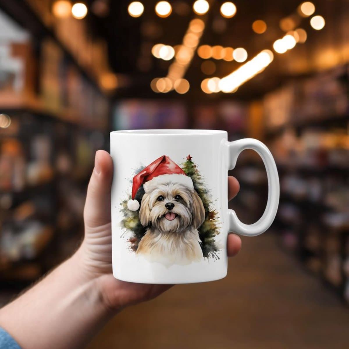 Mok Lhaa Apso Beker cadeau voor haar of hem, kerst, verjaardag, honden liefhebber, zus, broer, vriendin, vriend, collega, moeder, vader, hond