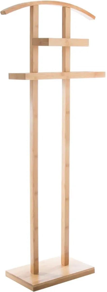 5five Kledingrek van bamboe - lichtbruin, 44 x 22 x 113 cm