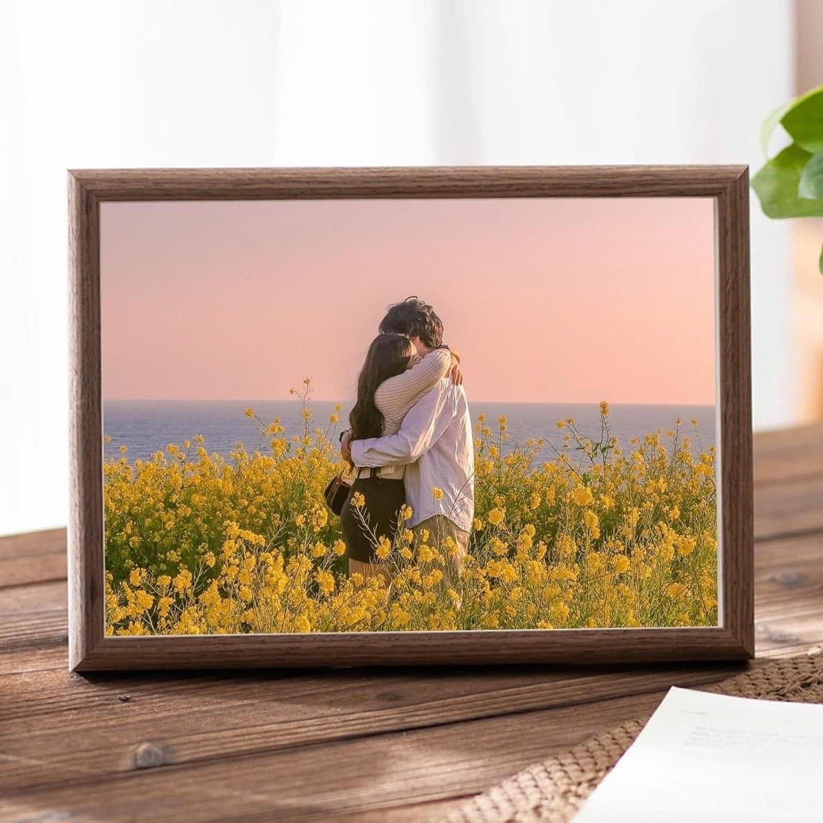 Fotolijst Rechthoekig - Wanddecoratie Tabletop - Herinneringen Tonen - Robuust MDF Materiaal - 18 x 30 cm - Bruin