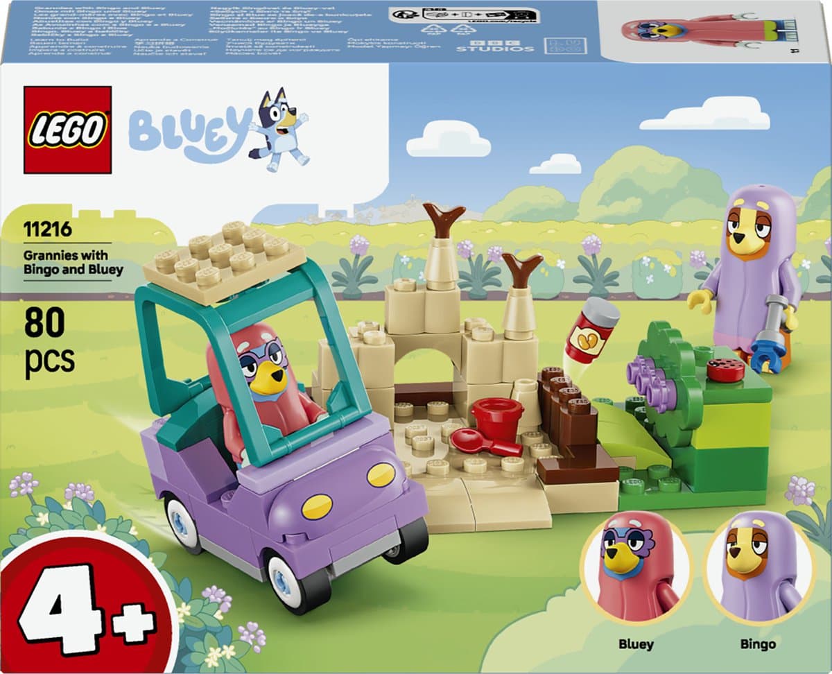 LEGO® Bluey Grannies met Bingo en Bluey bouwspeelgoed 11216