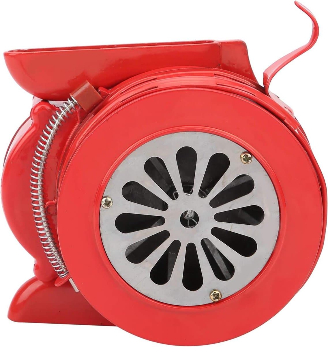 Handbediende Sirene - Alarm Handzwengel - Noodsituaties Waarschuwen - 120 dB Geluid - 18x18x17 cm - Rood