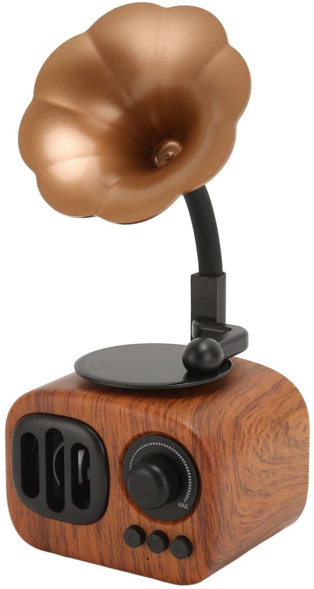 Dailygoods - Retro Draadloze Muziekluidspreker met USB-speler