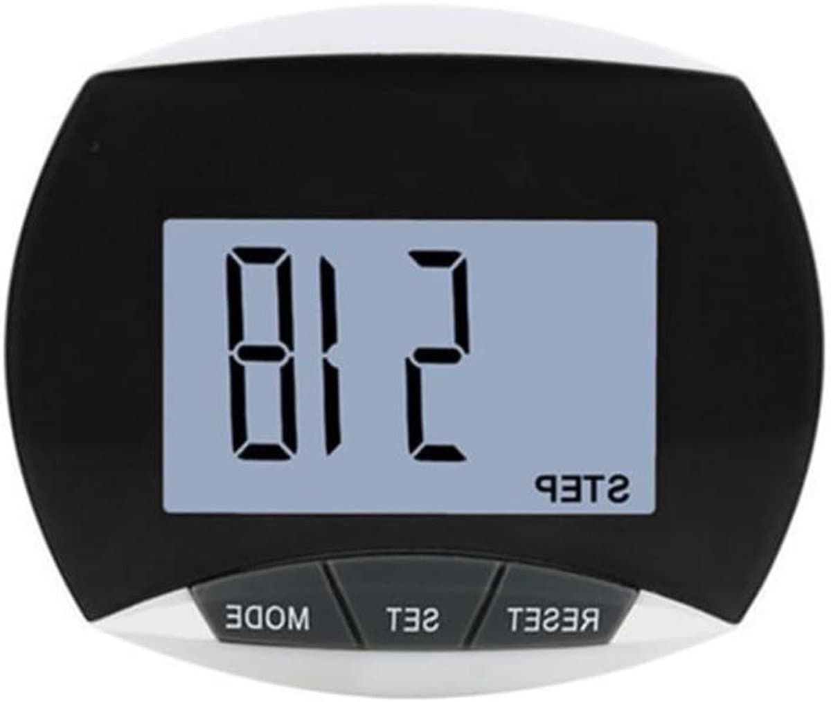 Digitale Stappenteller - Fitness Tracker - Dagelijkse Activiteit - 3D Tri-Assige Sensor - 6.4 Centimeter - Zwart