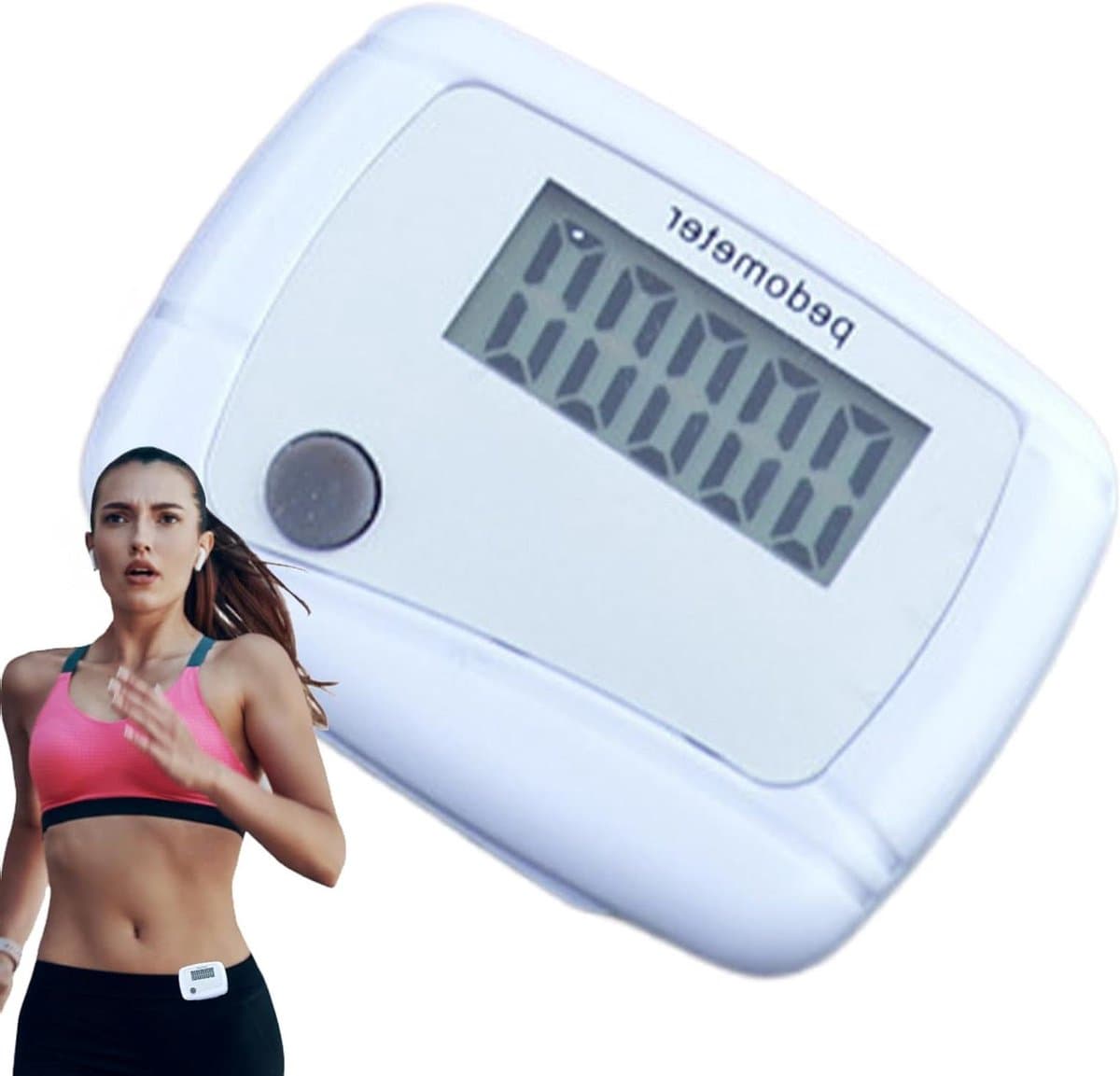 Stappenteller Wandelen - Digitale Fitness Tracker - Outdoor Beweging - Precisie 3D Sensor - Compact Ontwerp - Willekeurige Kleur