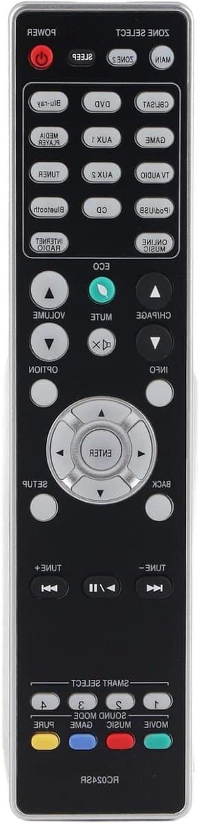 Afstandsbediening Marantz - Audio Controller - Home Cinema Bediening - Infrarood Leerfunctie - 10 Meter Bereik - Zwart