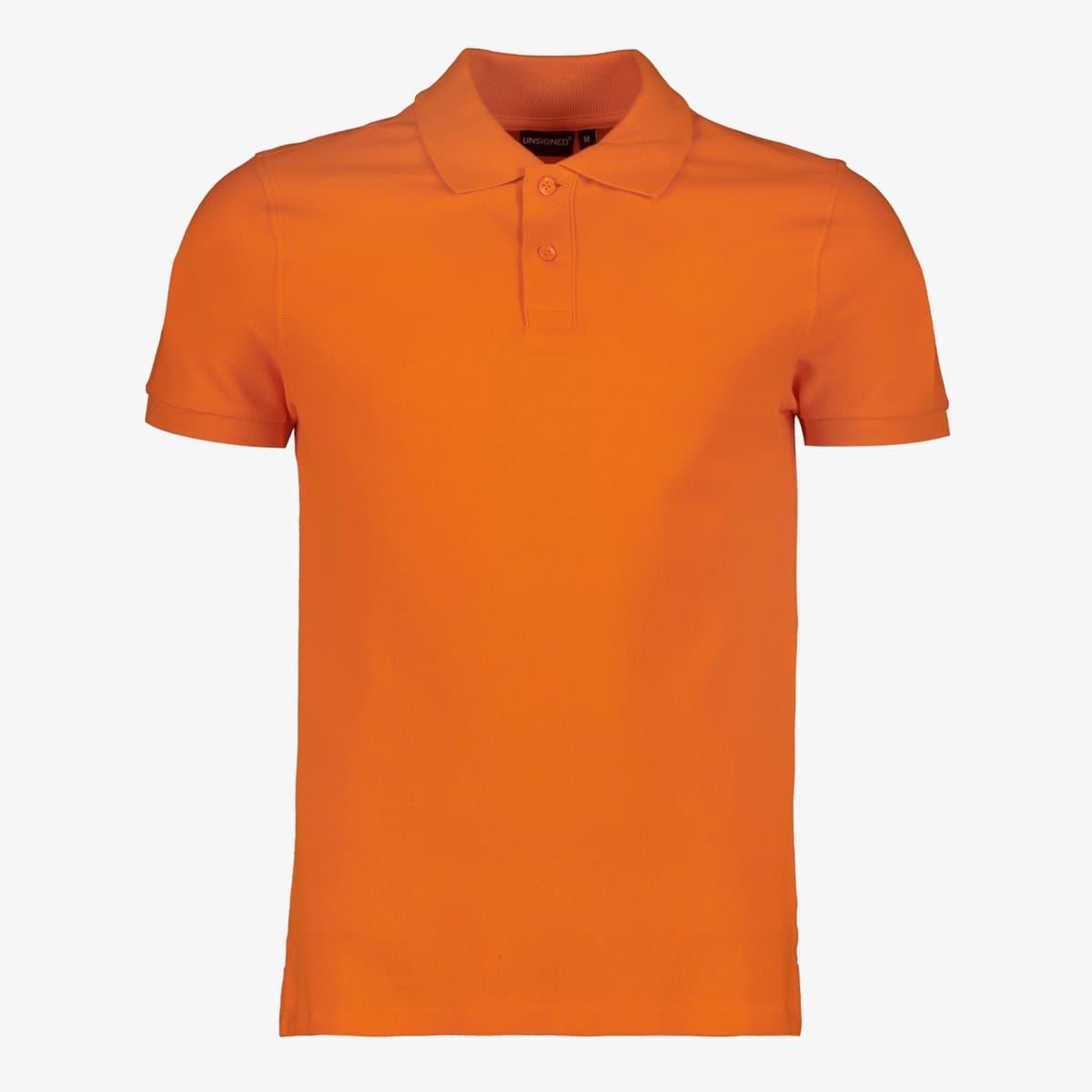 Unsigned heren polo oranje - Maat 3XL