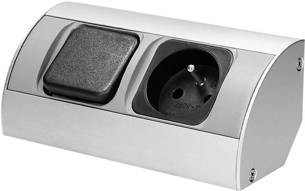 Orno Serie - Meubel Stopcontact 230V - Met Schakelaar